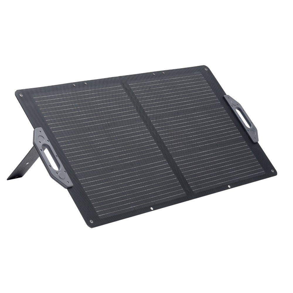 100W Foldable Solar Panel, 24% High Efficiency Portable Solar Charger, Monocrystalline Solar Panel with MC4 Output, USB-A, Type-C and DC Ports, IP65 for Power Stations, Camping, Hiking