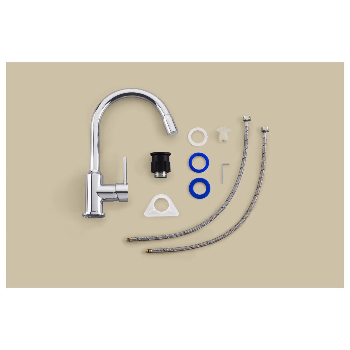 LIVARNO® LED-Waschtischarmatur (Chrom) gut