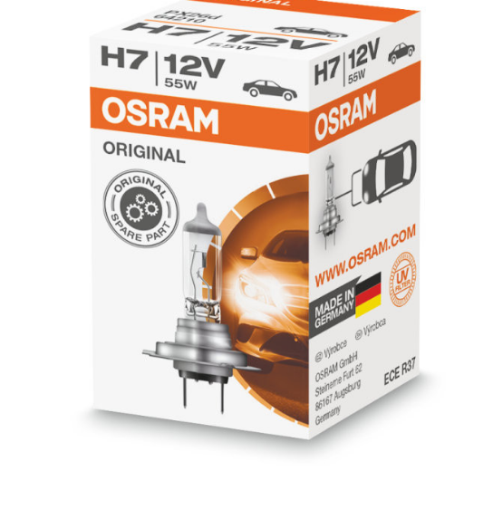 OSRAM lamp H7 ORIGINAL 12V 55W PX26D – Part No. HT-47336