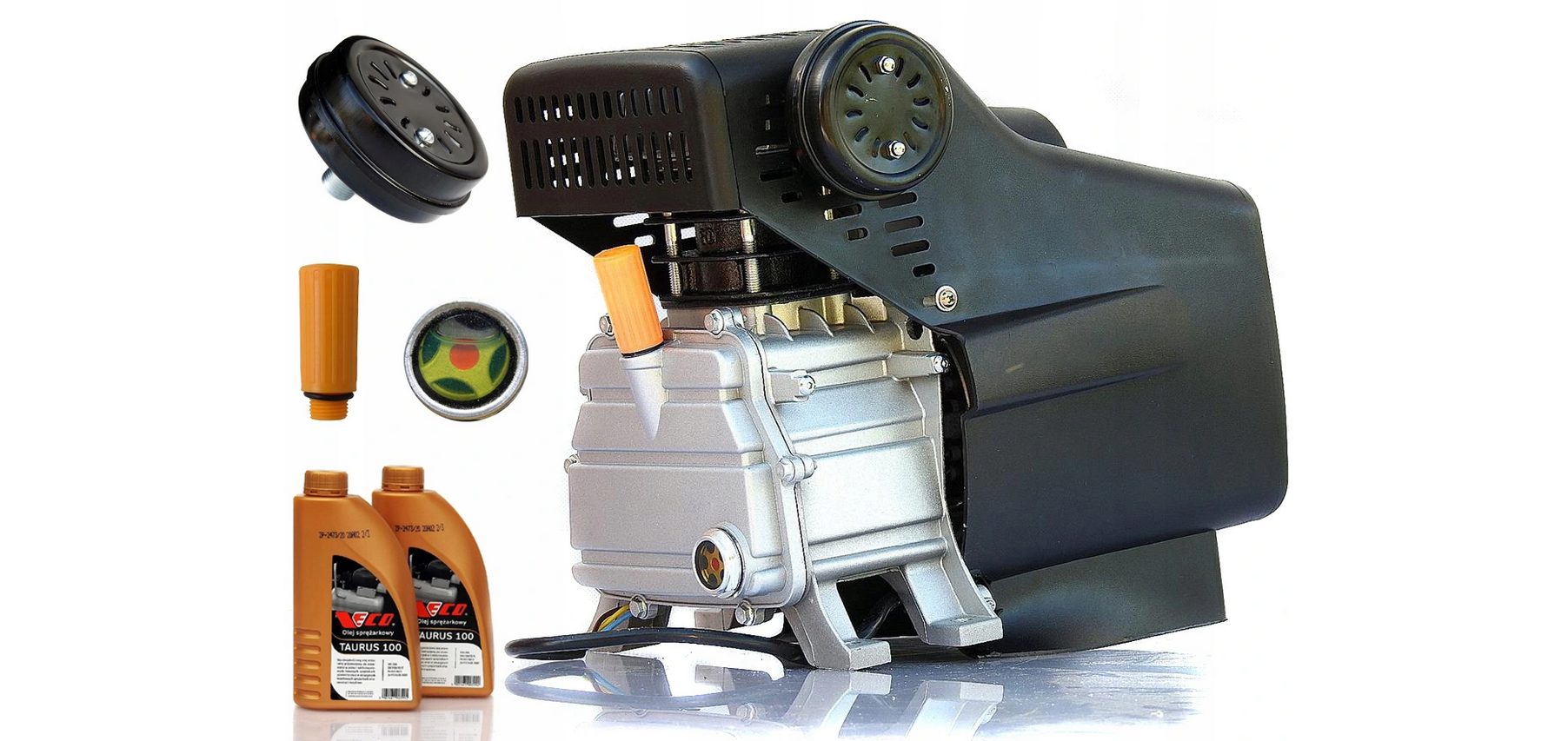 Replacement motor compressor complete with starter set 230V max 10 BAR
