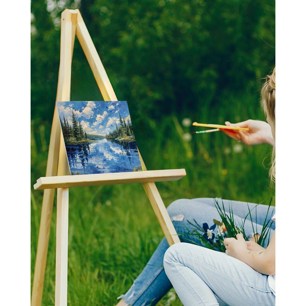 Canvas panels canvases (127x178mm / 203x254mm / 229x305mm / 280x355mm) for painting, canvas set 32 ​​pieces made of cotton, painting canvas panels acrylic and oil painting watercolor painting canvas white