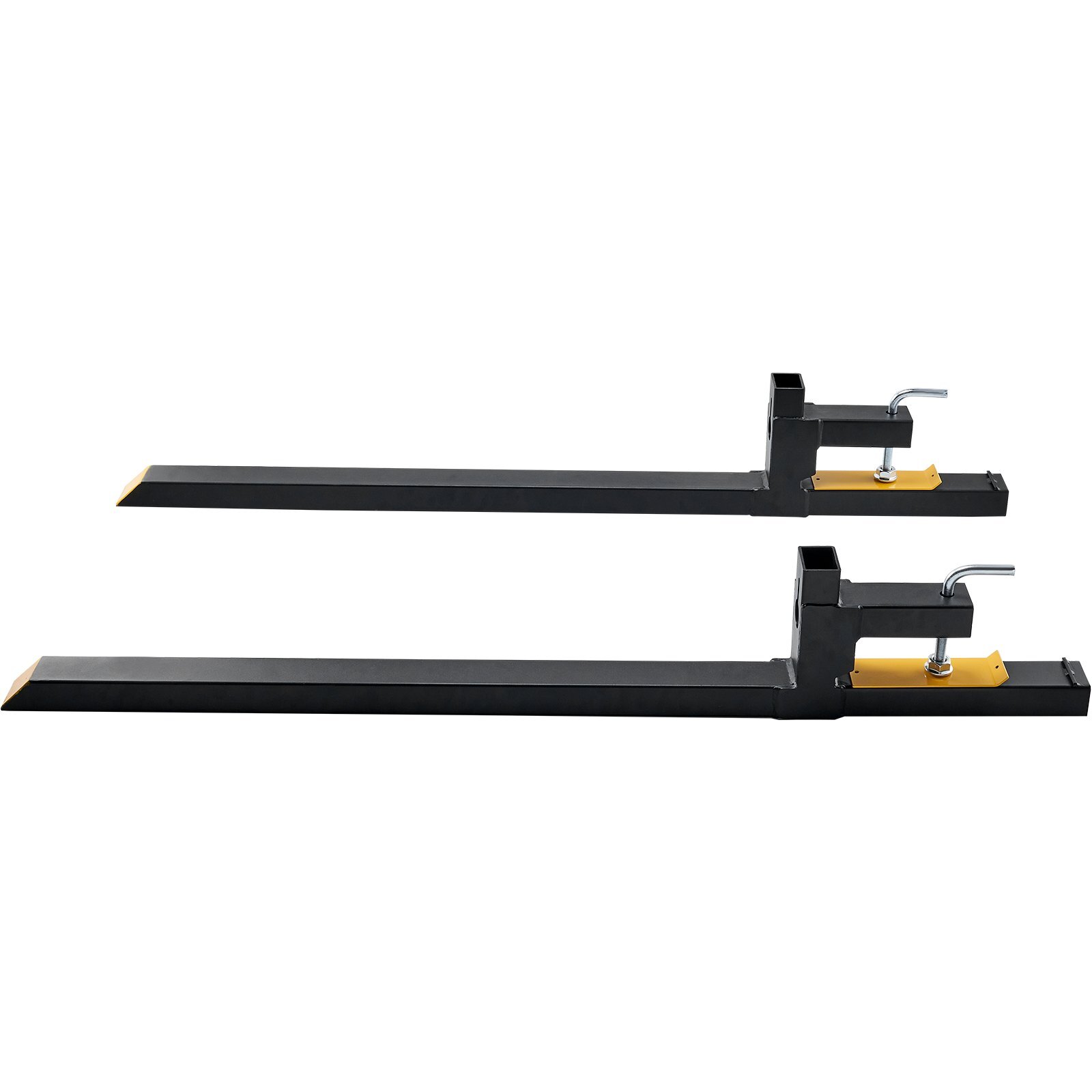 Forklift Stacker Pallet Fork Fork Carrier 907kg Load Capacity Fork Tines 149cm Total Length with 110cm Fork Blade Adjustable Forklift Tines Front Loader Pallet Frame