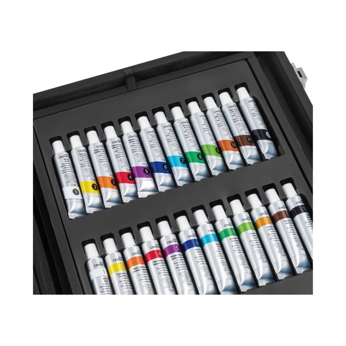 crelando® Malkoffer mit Premium-Weiterfarben