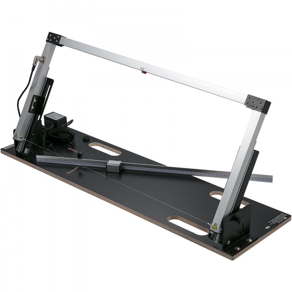 Piepschuimsnijder, 200 W schuimsnijder van aluminiumlegering, 360 ℃ piepschuimsnijder van nikkelchroomlegering, 38 V uitgangsspanning, snijdikte 420 mm. Groefmachine voor professionals of doe-het-zelvers