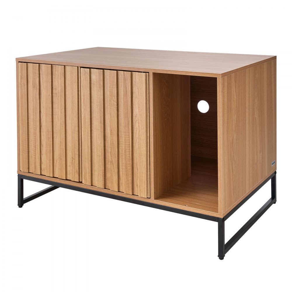 Armoire pour chat, 800x510x568 mm, toilettes pour chat avec griffoir et espace de rangement, armoire de toilette pour chat, maison pour chat, adaptée à la plupart des bacs à litière pour chat, pour chambre et salon