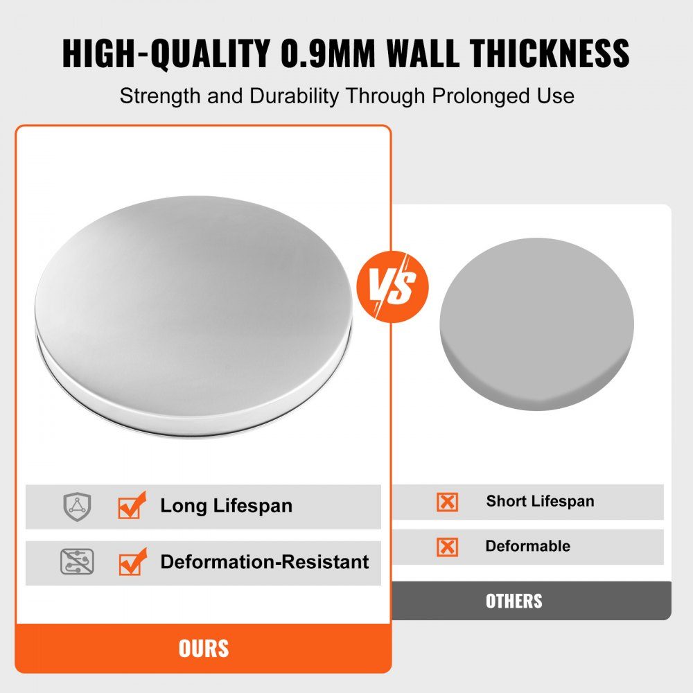 φ 508mm fire bowl lid made of stainless steel SUS304 fire bowl lid 0.8mm thick rust resistance heat tolerance fire bowl cover effectively prevents sparks and ash from splashing