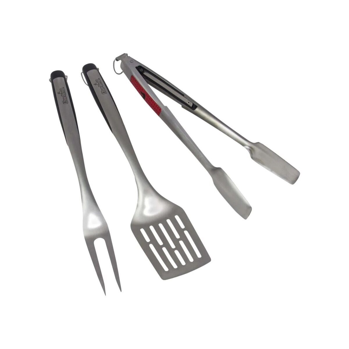 CHAR BROIL Comfort Grip couverts pour barbecue, 3 pièces