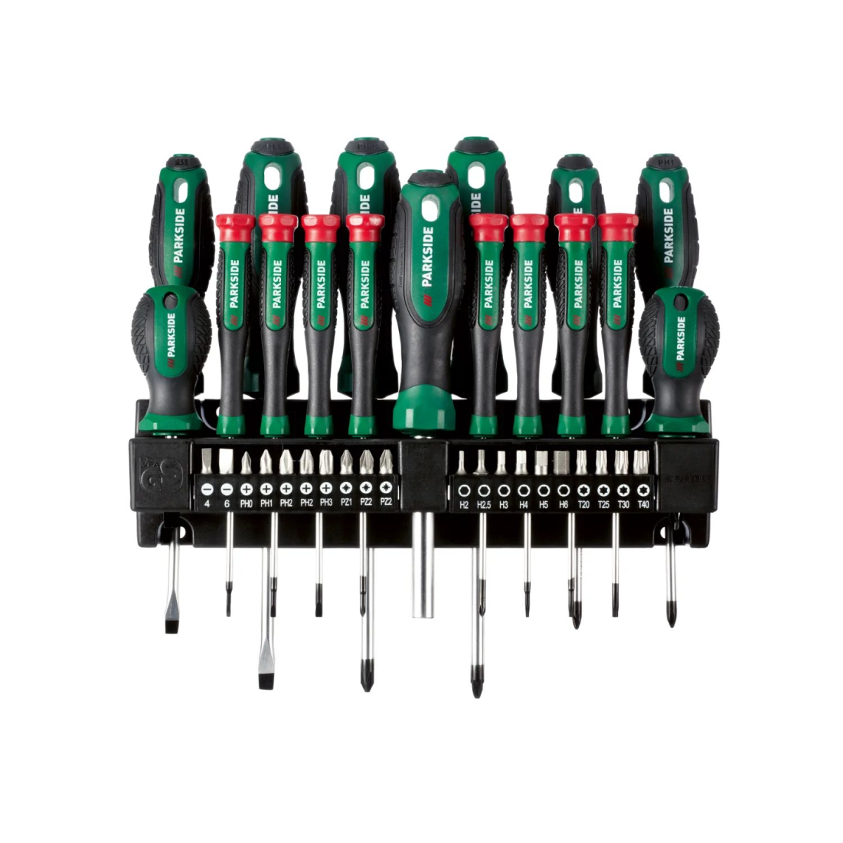 PARKSIDE® schroevendraaierset met wandhouder