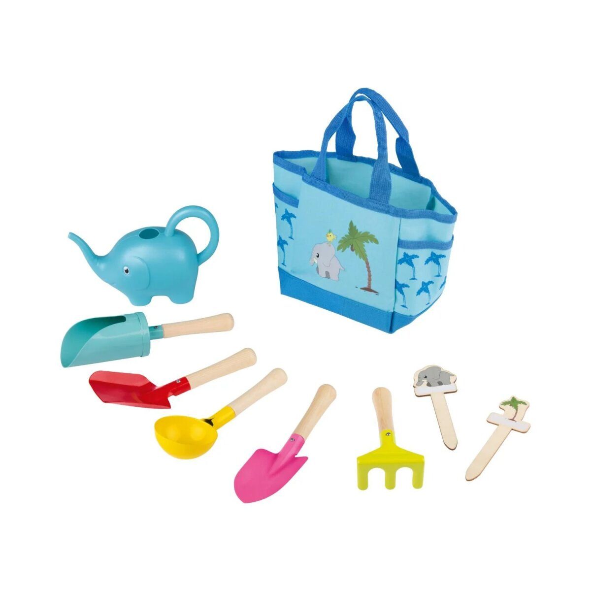 LUPILU® kindertuinmantas, 9 stuks (blauw)