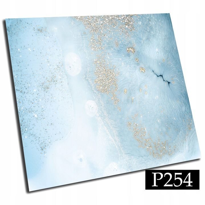 9x selbstklebende PVC-Fliesen, 30x30 cm, Blue Marble Gold
