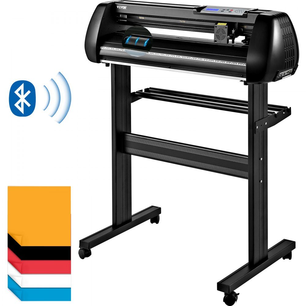 Schneideplotter 780 mm Schnittbreite Plottermaschine, 10 - 800 mm/s Folienschneider, 3 Klingen Folienplotter Schneideplotter Foliendrucker mit Signmaster-Software für Schilder & Dekorationen