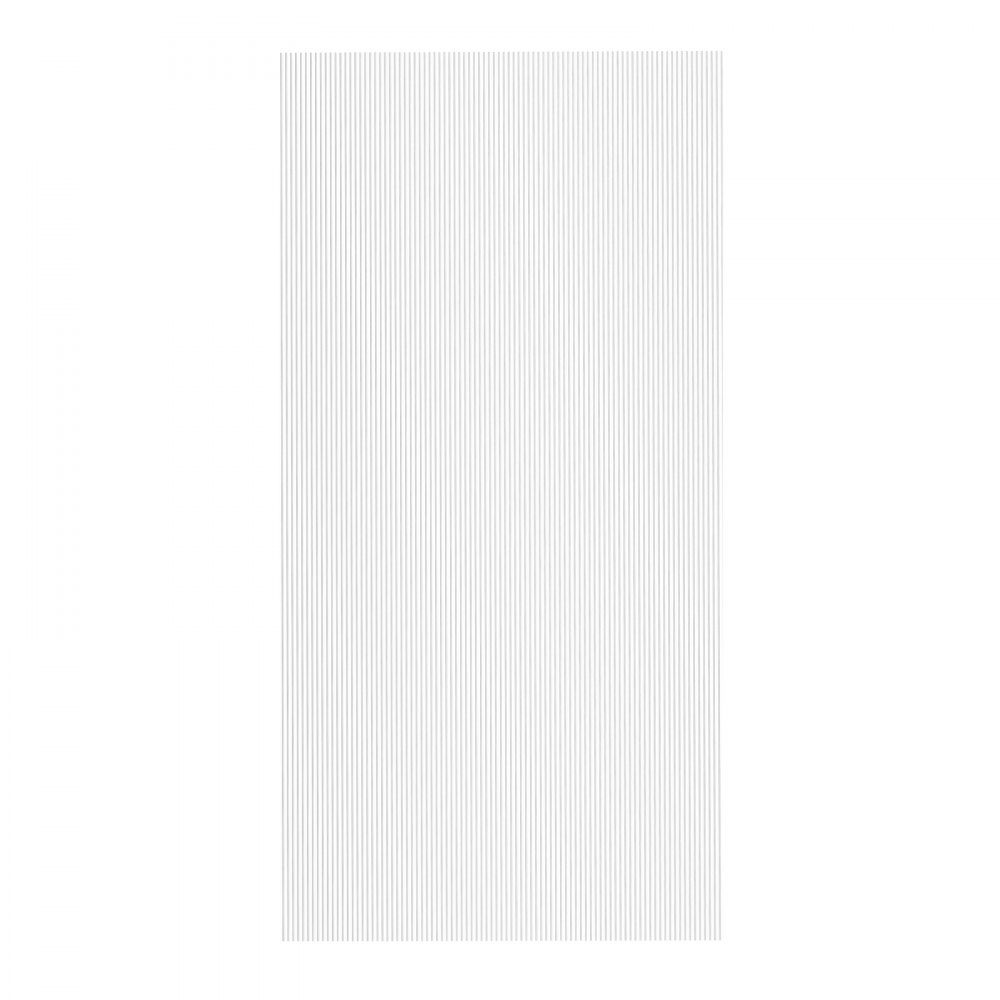Zestaw 15 paneli szklarniowych z poliwęglanu, panele wielościenne 1210 x 605 x 6 mm, wodoodporne panele z tektury falistej z wydrążonymi komorami, odporne na uderzenia, przezroczyste panele dachowe do szklarni/ogrodu – Nr kat. HT-22860