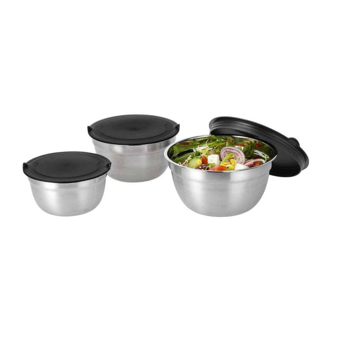 Ensemble de bols en acier inoxydable SILVERCREST®, 3 pièces