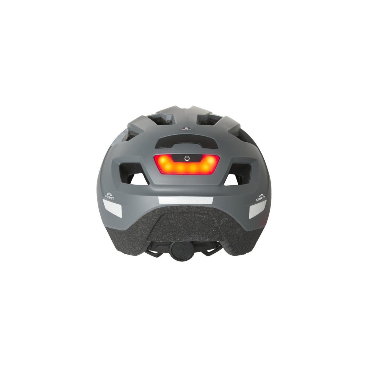 Kask rowerowy CRIVIT z tylnym światłem