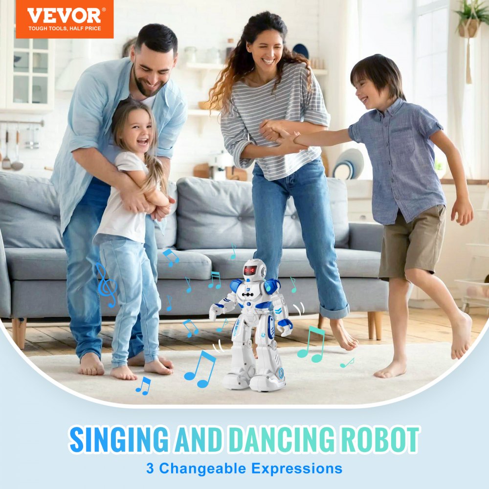 RC Robotspeelgoed voor kinderen, Programmeerbare afstandsbediening Slimme robot met gebarenherkenning, Interactieve loop-, zang- en dansrobot voor jongens en meisjes van 3, 4, 5, 6, 7, 8, 10 en 12 jaar Verjaardagscadeau RC Robotspeelgoed voor kinderen, Programmeerbare afstandsbediening Slimme robot met gebarenherkenning, Interactieve loop-, zang- en dansrobot voor jongens en meisjes van 3, 4, 5, 6, 7, 8, 10 en 12 jaar Verjaardagscadeau
