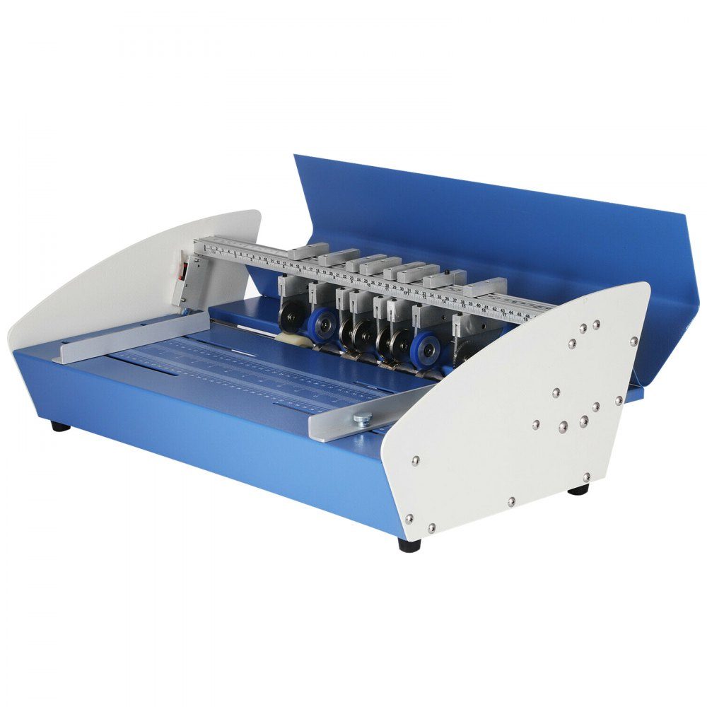 Raineuse 520 mm, raineuse électrique 540 mm x 370 mm x 230 mm, raineuse 220 V, fournitures de bureau et papeterie avec technologie de pressage rond, plieuse pour dossiers, cartes, papiers A4