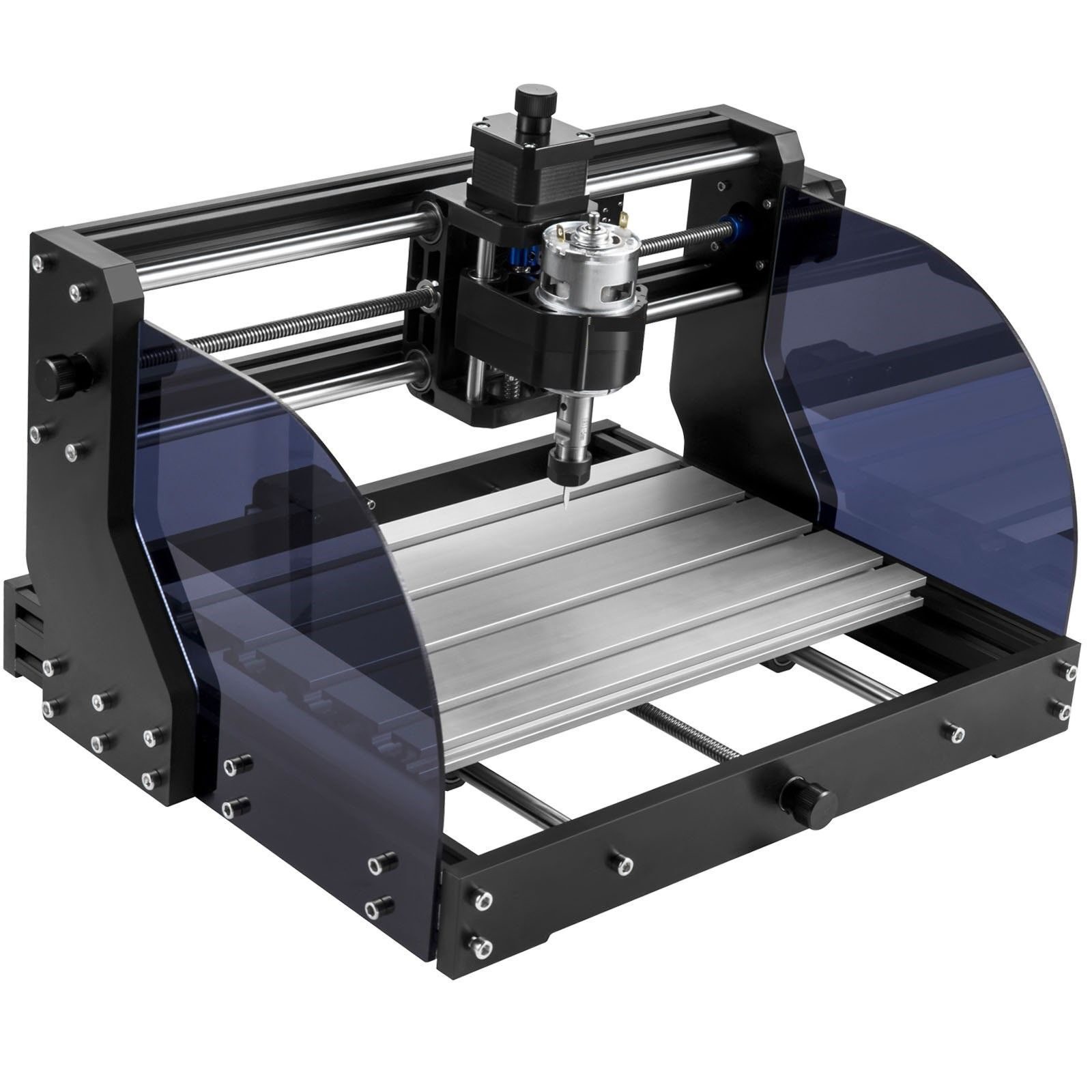 Engraving Machine Lathe 3 Axis GRBL Control Aluminum Profile Wood Lathe CNC Laser Engraver