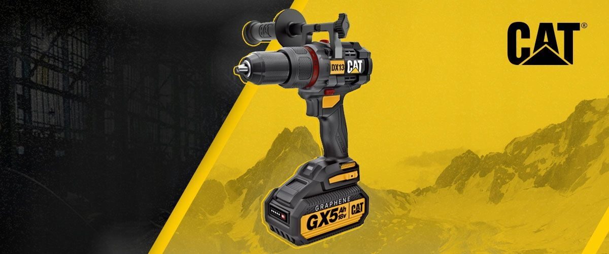GRAPHENE Schlagschrauber CAT DX13 18V 80Nm BL mit Akku & Ladegerät