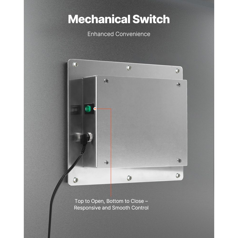 HVAC-Luftreiniger für das ganze Haus, 18 W, 254 nm, Klimaanlagenkanal, UV-UVC-Licht, Luftreiniger mit 2 Glühbirnen, HVAC-UV-Lampen mit Netzkabel, Luftreiniger für Klimaanlage