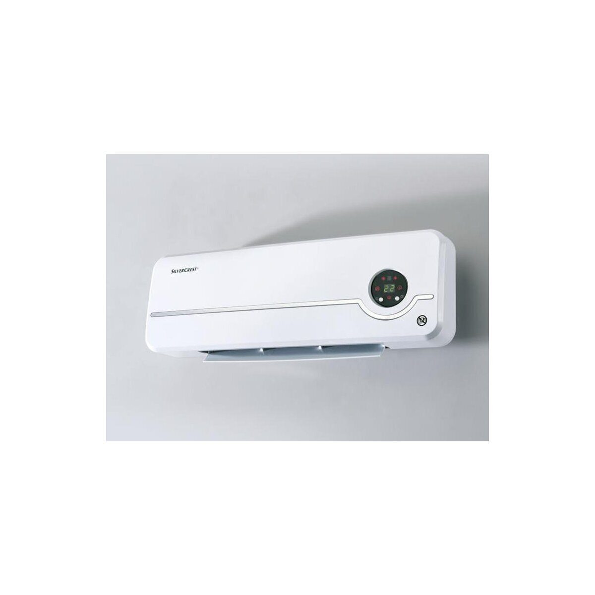 SILVERCREST® Keramik-Wandheizlüfter, digitaler Thermostat mit Fernbedienung »SKWH 2000«