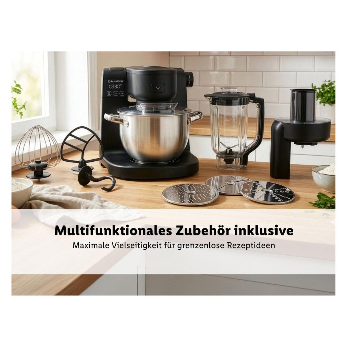 SILVERCREST® premium food processor »SKMB 1000 A1« good