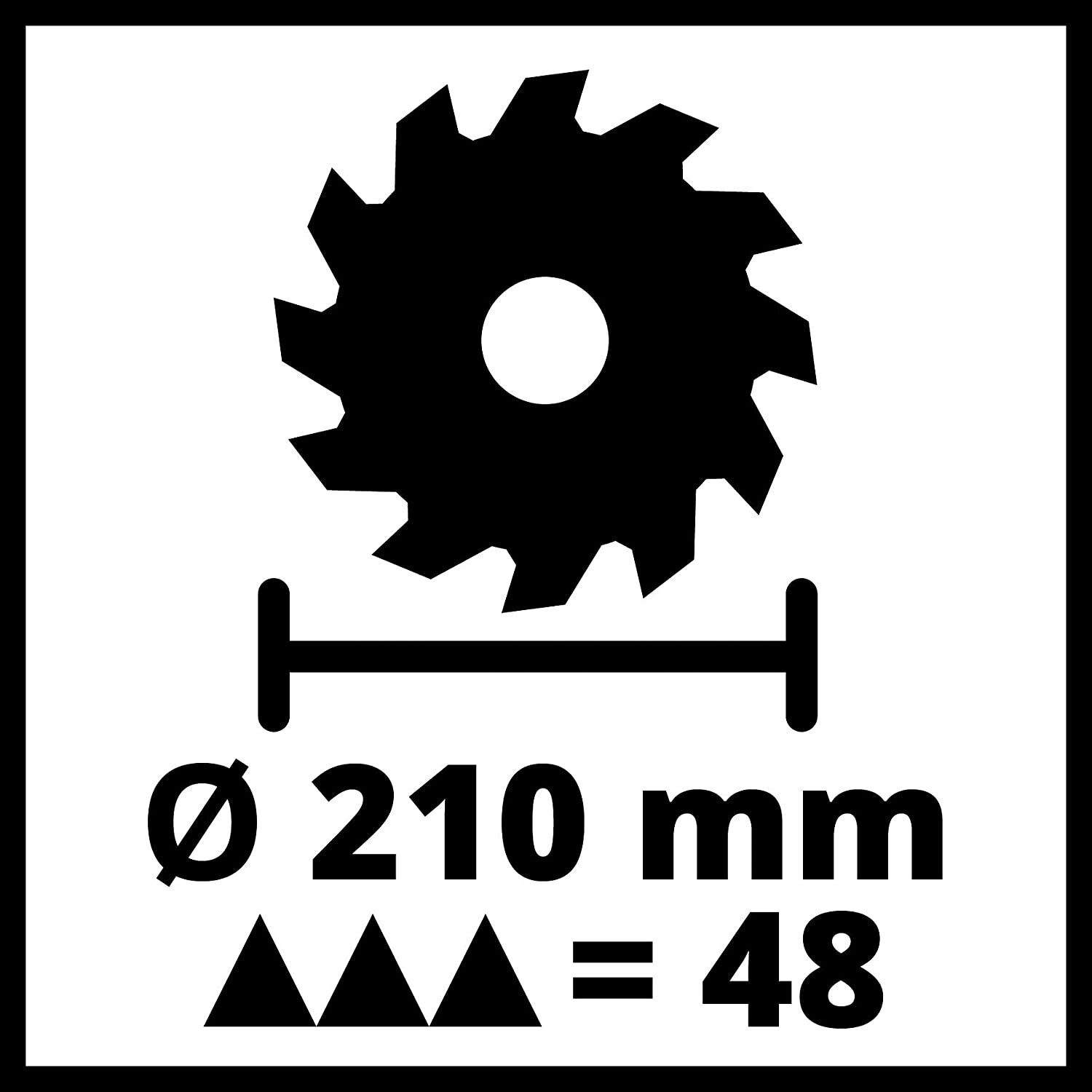 Einhell Zug-Gehrungssäge TC-SM 2131/1 Dual (1.500 W, Ø210 x Ø30 mm Sägeblatt, 31 cm/21 cm Schnittbreite 90°/45°, Neuheit 2020, Zugfunktion, Klemmvorrichtung, inkl. Hartmetall-Sägeblatt)