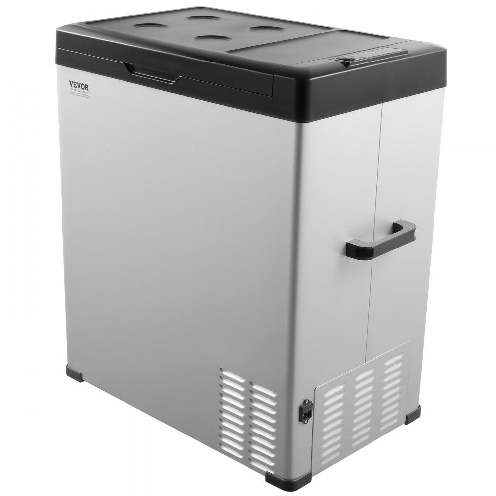 Car Refrigerator, 12V Car Refrigerator, 70L Portable Single Zone Freezer, Adjustable Range from -4℉ to 68℉, 12/24V DC und 100-240-V-AC- Compressor Cooler for Outdoor, Camping, RV