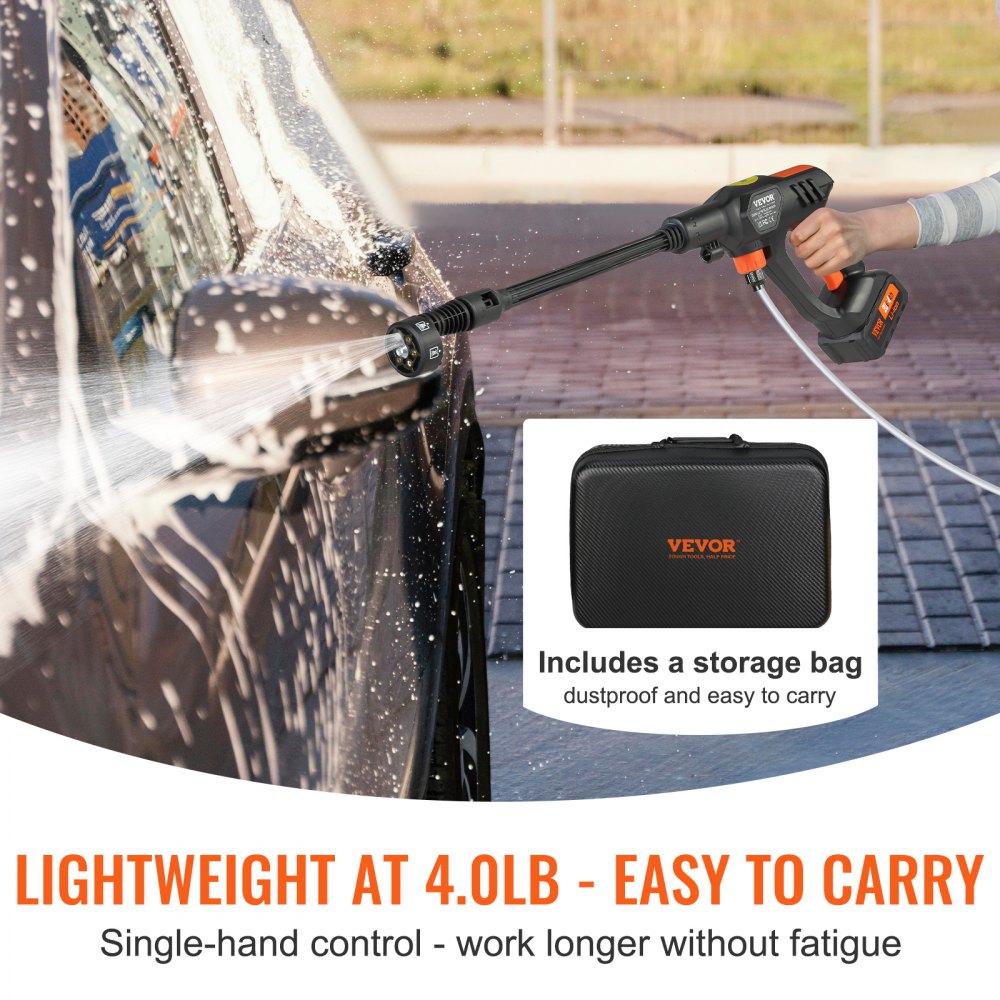Akku-Hochdruckreiniger, kabellos, Wasser-Hochdruckreiniger, Spritzpistole, Hochdruckreiniger-Pistole (250 W, 21 V, 50 bar, für mobile Reinigung und Bewässerung, 4 l/min, inkl. Zubehör, Ladegerät) Akku-Hochdruckreiniger, kabellos, Wasser-Hochdruckreiniger, Spritzpistole, Hochdruckreiniger-Pistole (250 W, 21 V, 50 bar, für mobile Reinigung und Bewässerung, 4 l/min, inkl. Zubehör, Ladegerät)