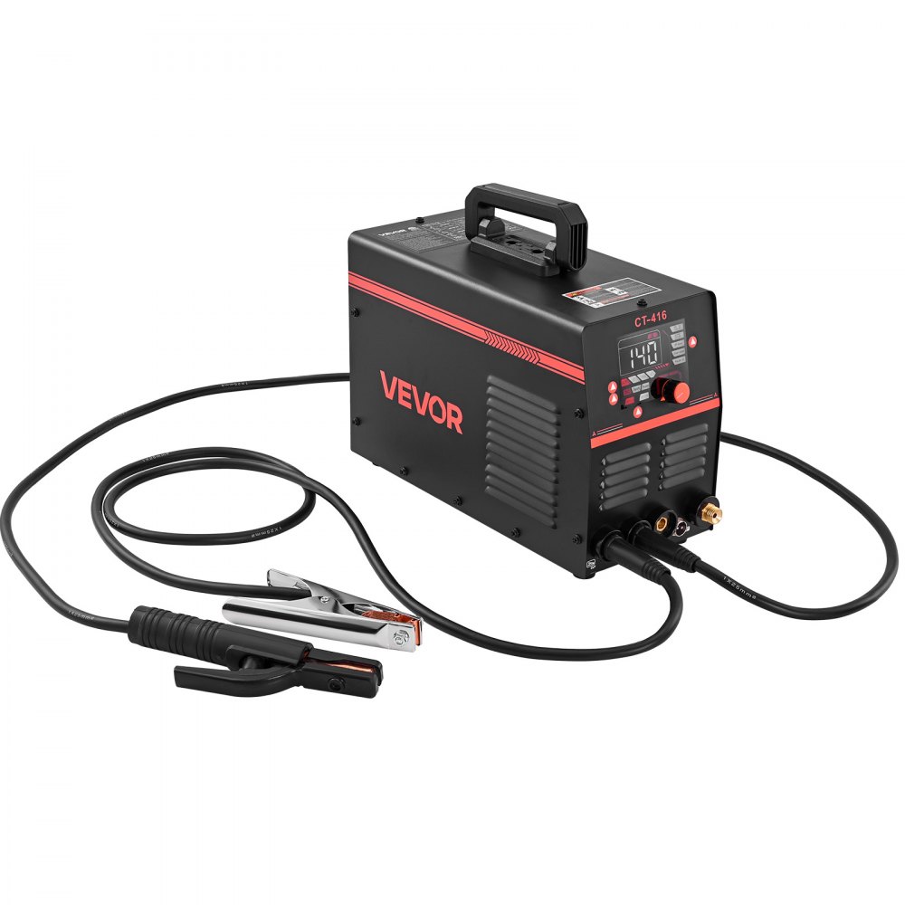 Machine à souder 3 en 1 Combo Coupe/TIG/MMA, coupeur plasma 50 A et soudeuse à électrode TIG 200 A, affichage numérique LED avec fonction 2T/4T/PA/PT pour bricolage et atelier