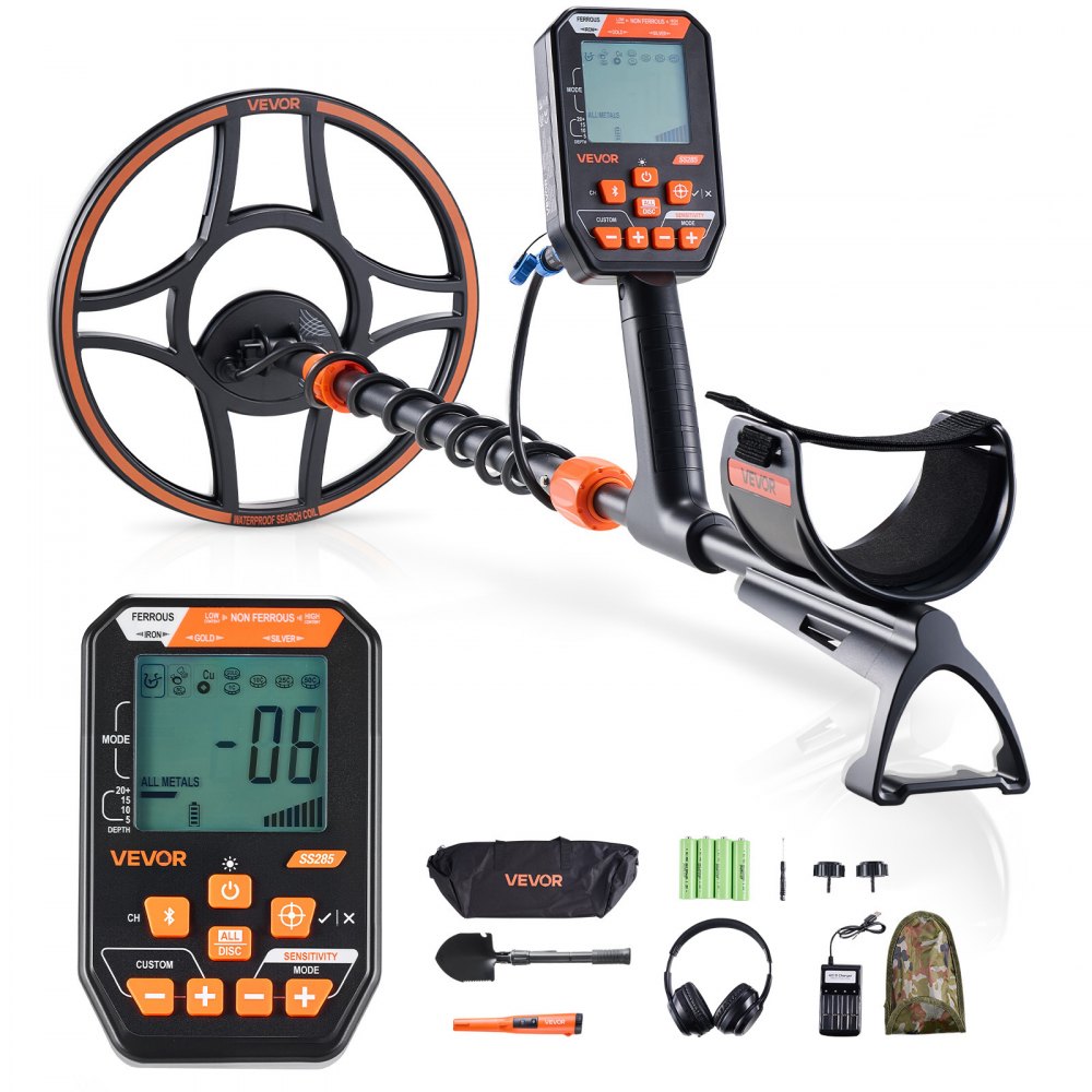 Metaaldetector voor volwassenen 304,8 mm, professionele metaaldetector met 7 modi, IP68 waterdicht, uiterst nauwkeurige gouddetector met display, draadloze hoofdtelefoon, verstelbare lengte, voor goudzoeken Metaaldetector voor volwassenen 304,8 mm, professionele metaaldetector met 7 modi, IP68 waterdicht, uiterst nauwkeurige gouddetector met display, draadloze hoofdtelefoon, verstelbare lengte, voor goudzoeken