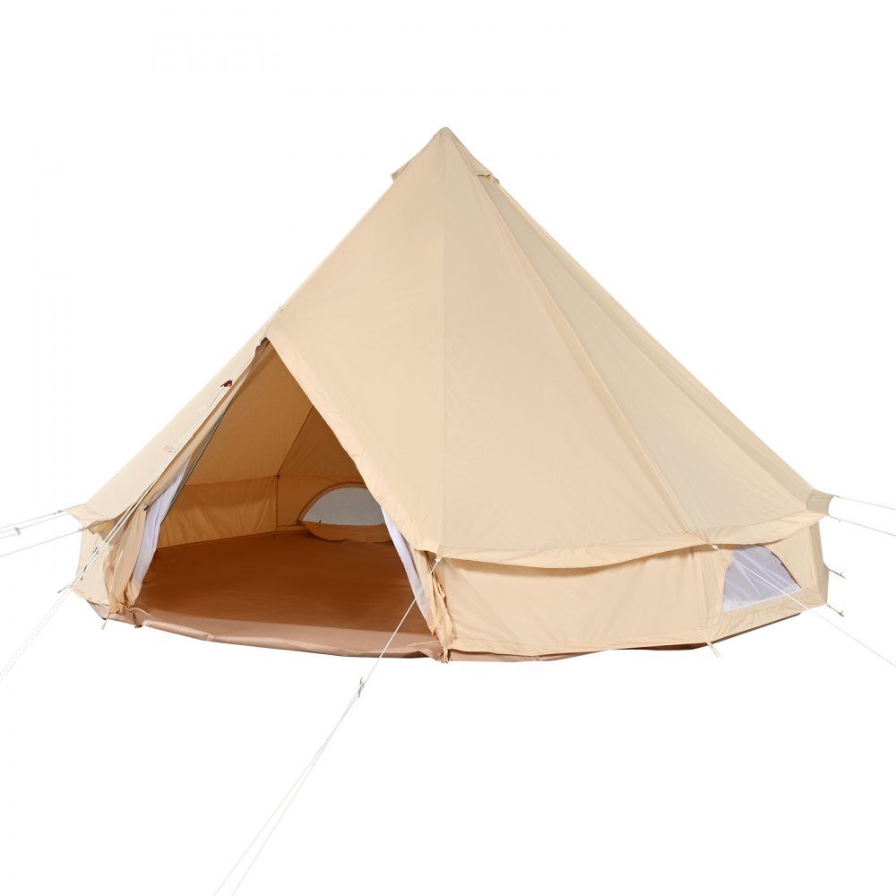 Canvas Bell Tent 3m 4 Seizoenen Canvas Tent voor kamperen met kachelaansluiting