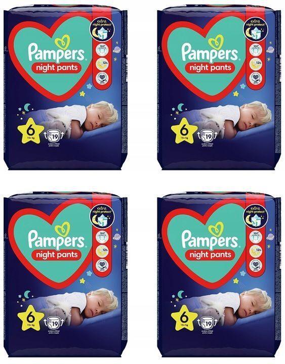 Pampers Night Windeln Größe 6 76 Stück 15+ kg