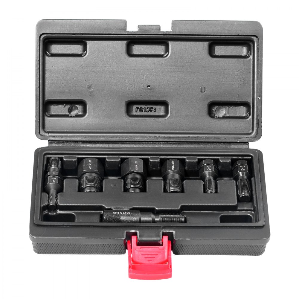 Ensemble de fraises à filetage 7 pièces, outil de réparation de filetage métrique M10 M12 M14 M18 M20 M22 Ensemble d'outils de renouvellement de filetage en acier au carbone traité thermiquement pour les applications de réparation de filetage Ensemble de fraises à filetage 7 pièces, outil de réparation de filetage métrique M10 M12 M14 M18 M20 M22 Ensemble d'outils de renouvellement de filetage en acier au carbone traité thermiquement pour les applications de réparation de filetage