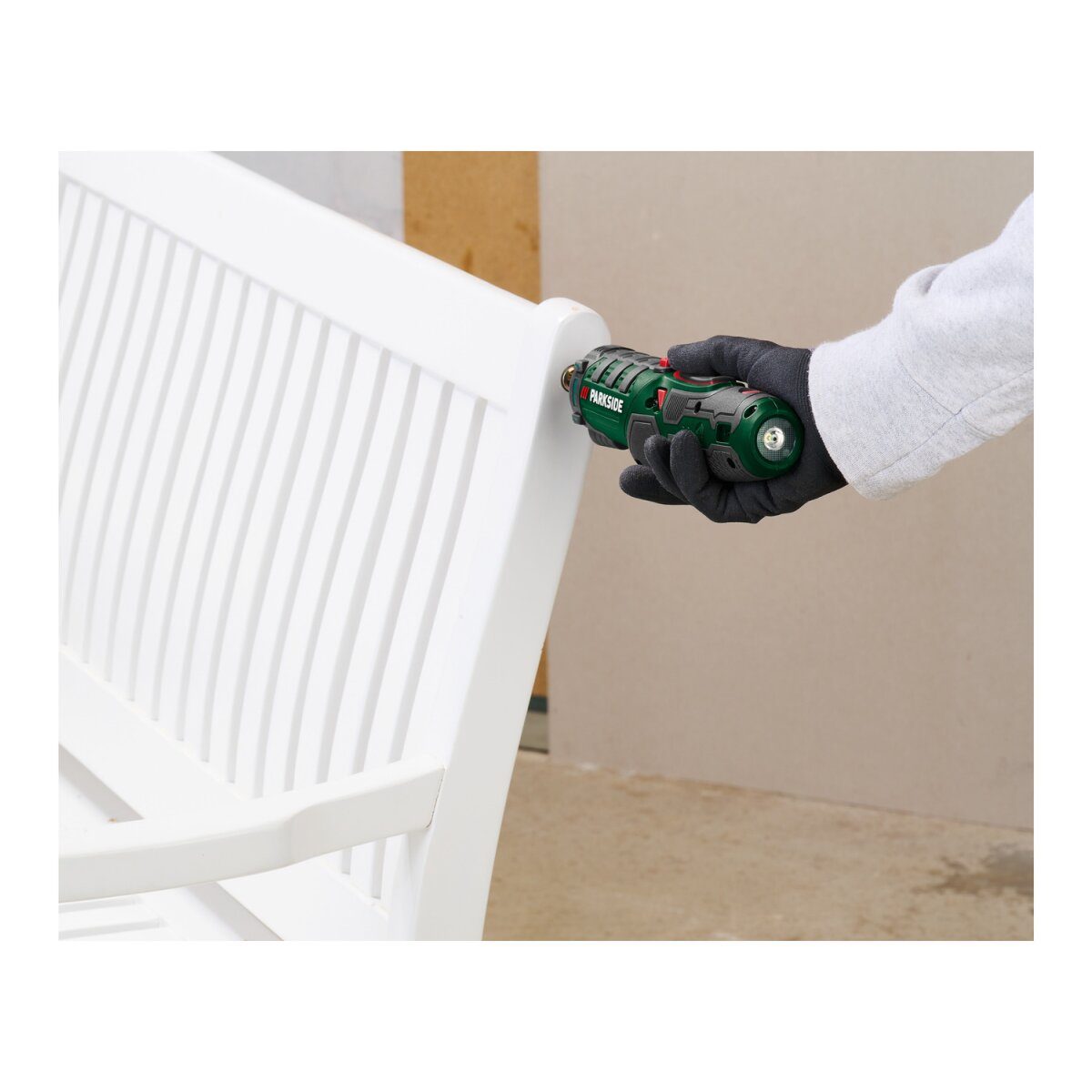 PARKSIDE® 4 V cordless screwdriver »PSSA 4 B2«, rotating handle