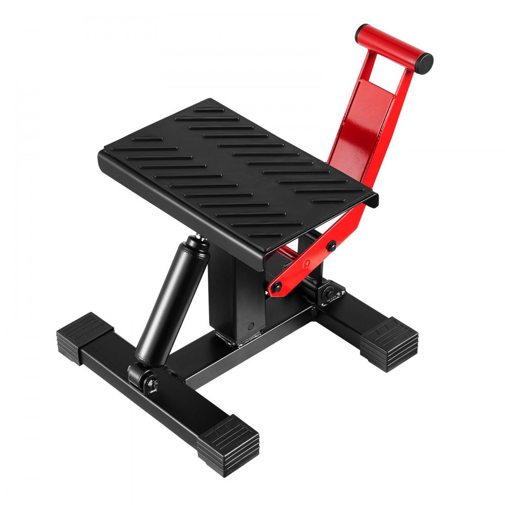 Table élévatrice pour moto tout-terrain (capacité de charge de 544 kg), support de levage réglable en hauteur avec fonction de levage hydraulique, réglable en hauteur (250-465 mm) pour réparer le motocross Table élévatrice pour moto tout-terrain (capacité de charge de 544 kg), support de levage réglable en hauteur avec fonction de levage hydraulique, réglable en hauteur (250-465 mm) pour réparer le motocross