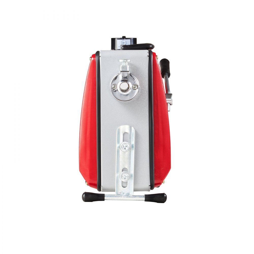 Electric Pipe Cleaning Machine 500W 1400RPM Pipe Cleaner 2pcs 20m x 16mm & 5m x 9.5mm Spring Cable 0.4m x 12mm Flexible Spring & 6 Cutters for 50-110mm Diameter Pipes