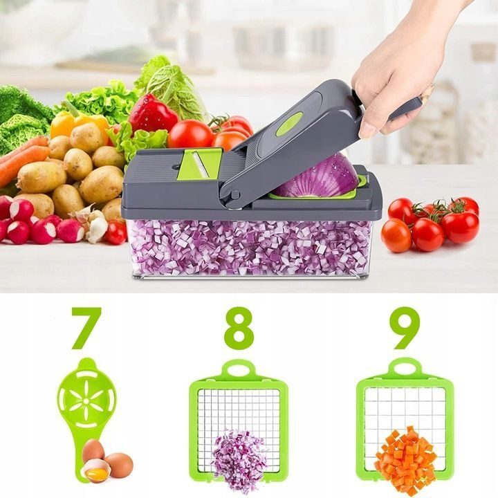 Potato Cutter, French Fries Cutter, Vegetable Cheap Cutter, Chopper, Restaurant Set, 15 in 1