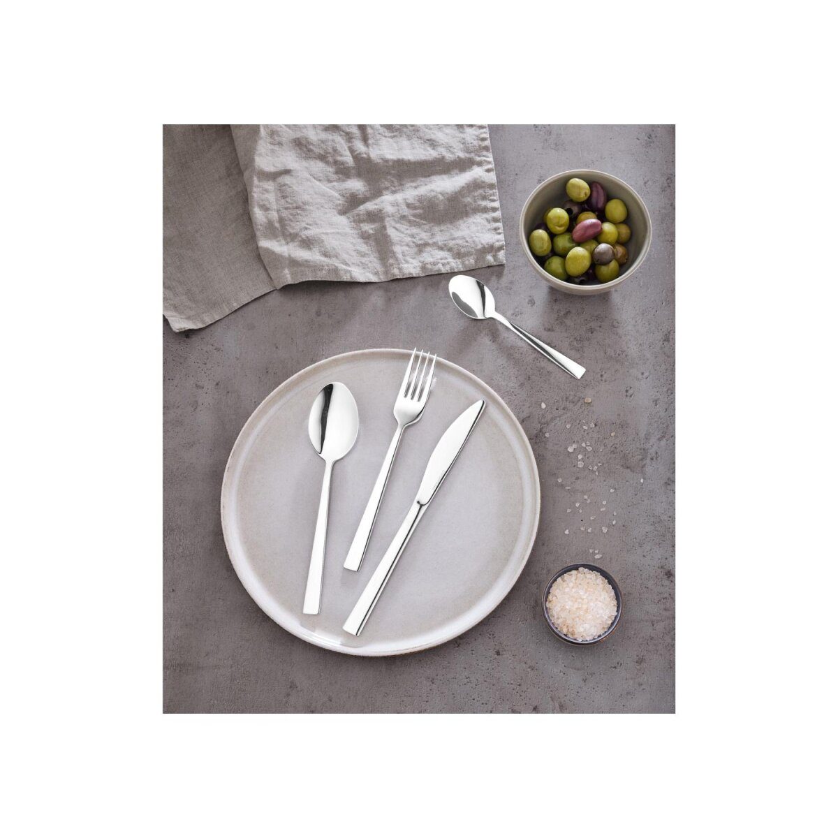 LIVARNO home Edelstahlbesteckset, 24-teilig (modern)