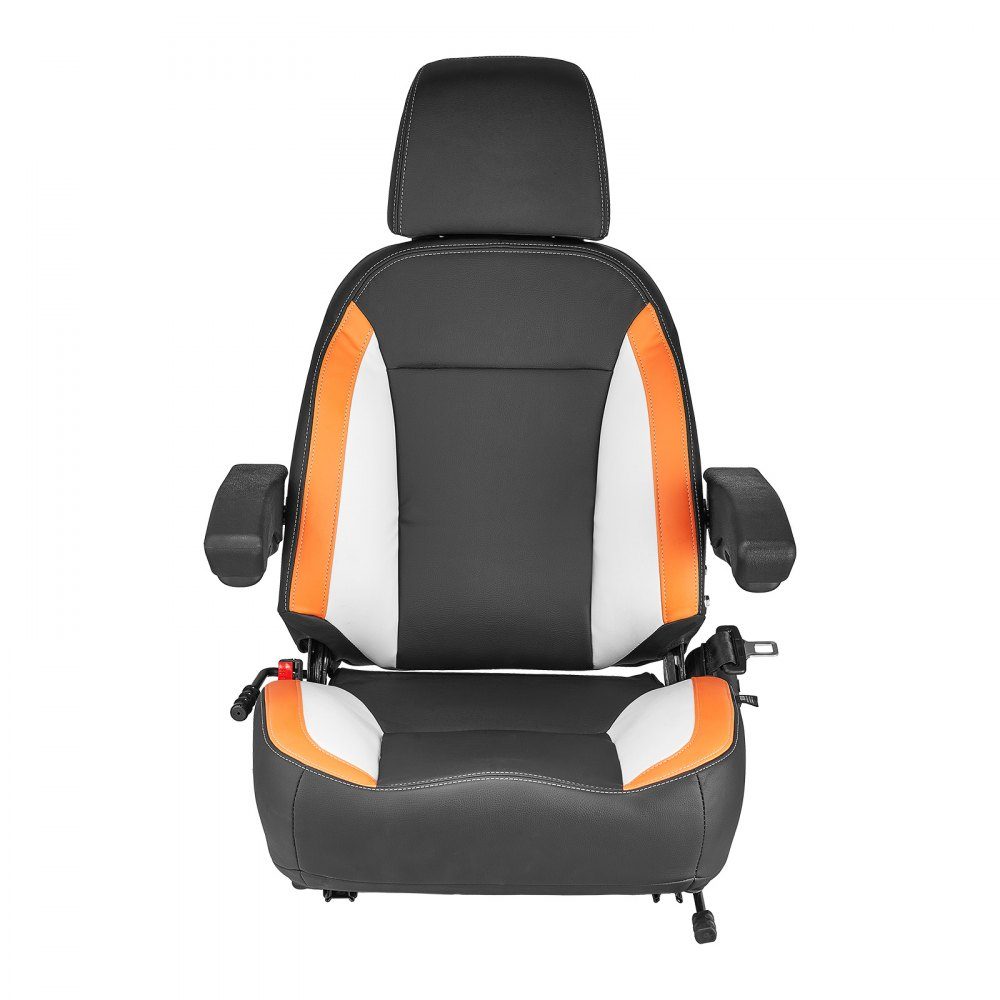 Universal forklift seat 520 x 590 x 820 mm, tractor seat, tractor seat, tractor seat, forklift seat, safe tractor seat with micro switch, ergonomic lawn mower seat for skid steer, bulldozer