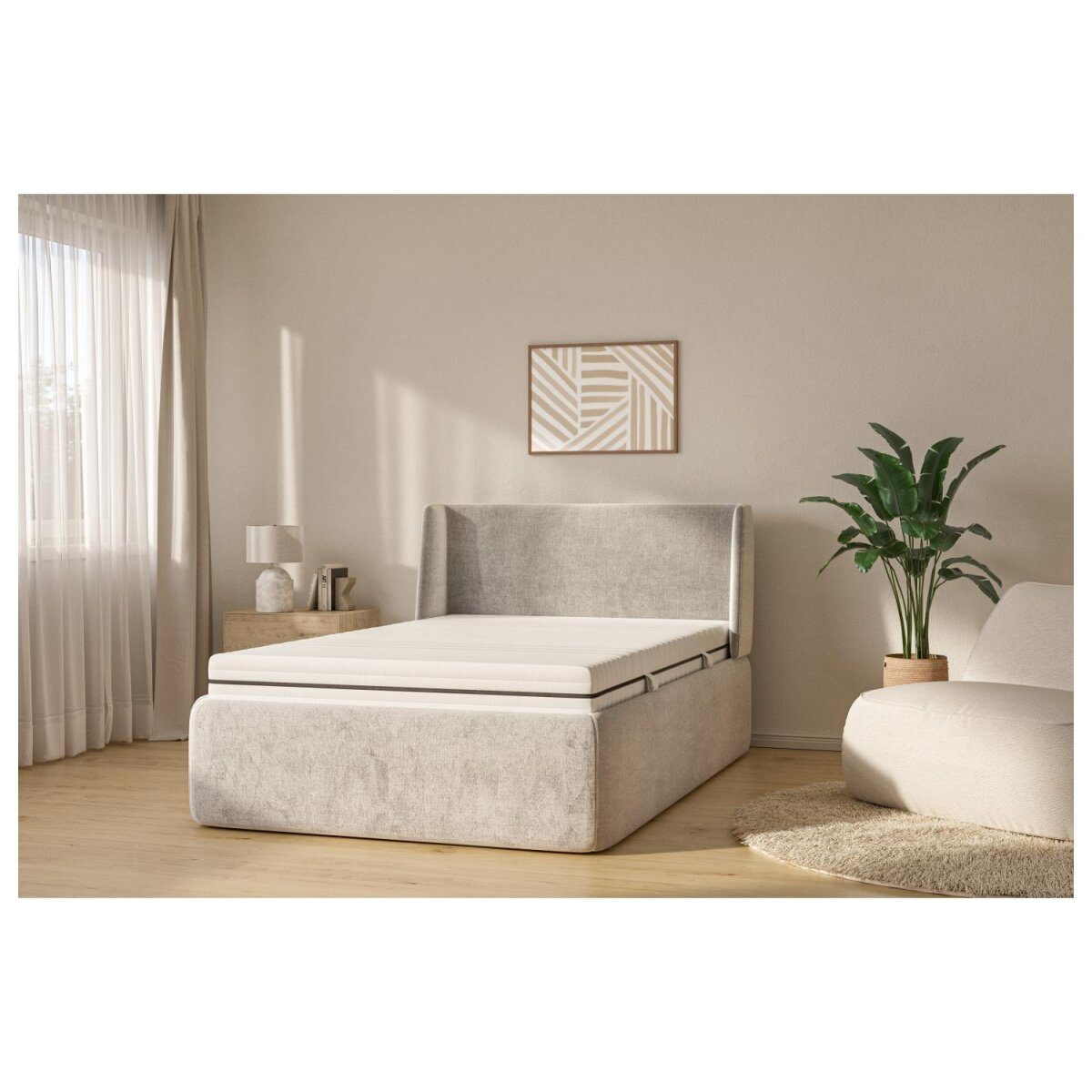 LIVARNO home pocket spring mattress “Support”, 7 zones, 140 x 190 cm, H2