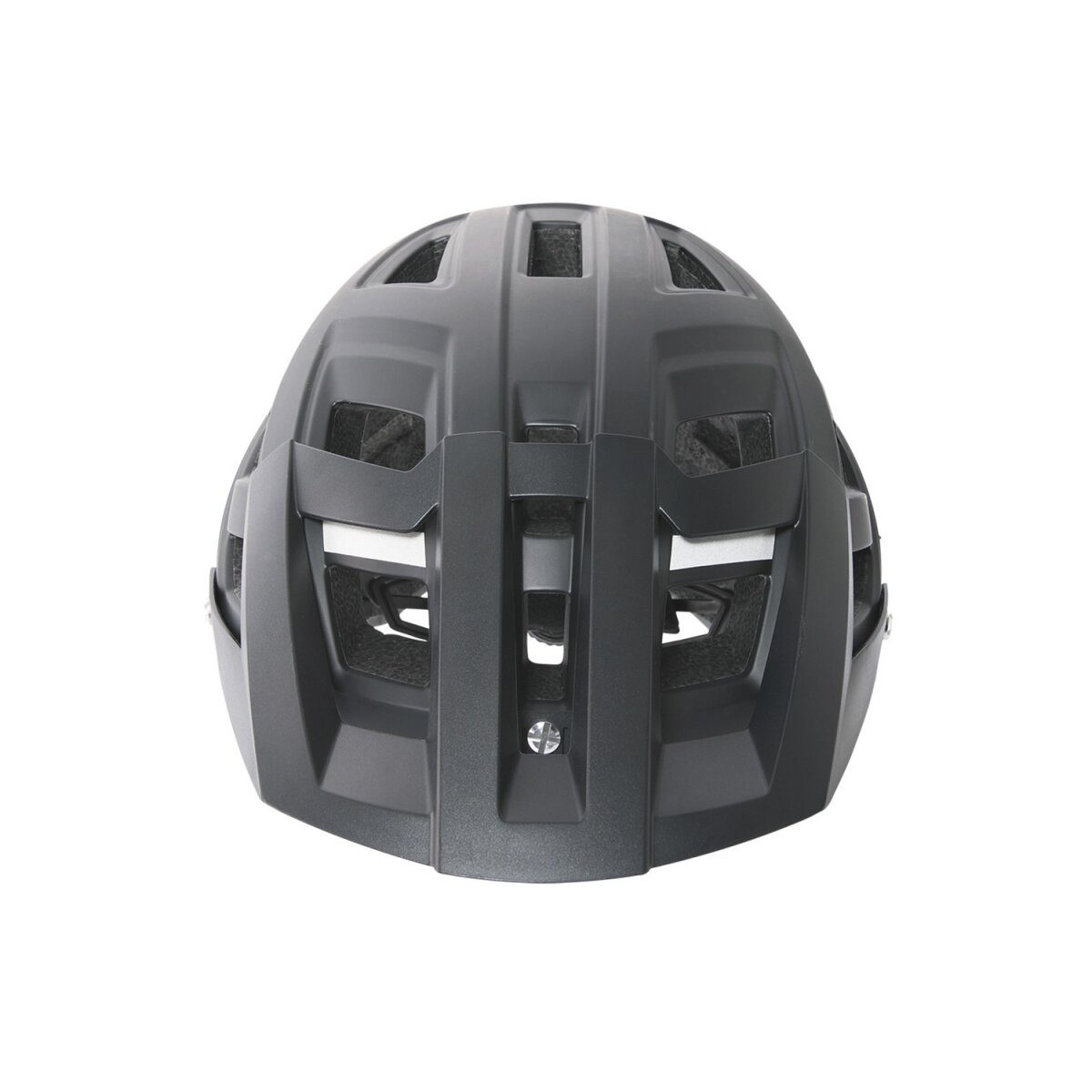 CRIVIT Damen-/Herren-Mountainbike-Helm, Gr. S/M, schwarz/grau