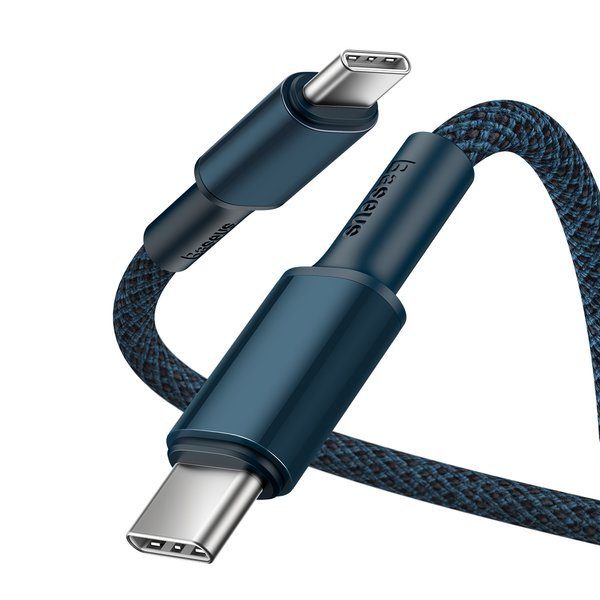 BASEUS HOGE DICHTHEID GEVLOCHTEN KABEL TYPE-C 100W VERMOGENSAFGIFTE QUICK CHARGE 3.0 – Artikelnr. HT-49992
