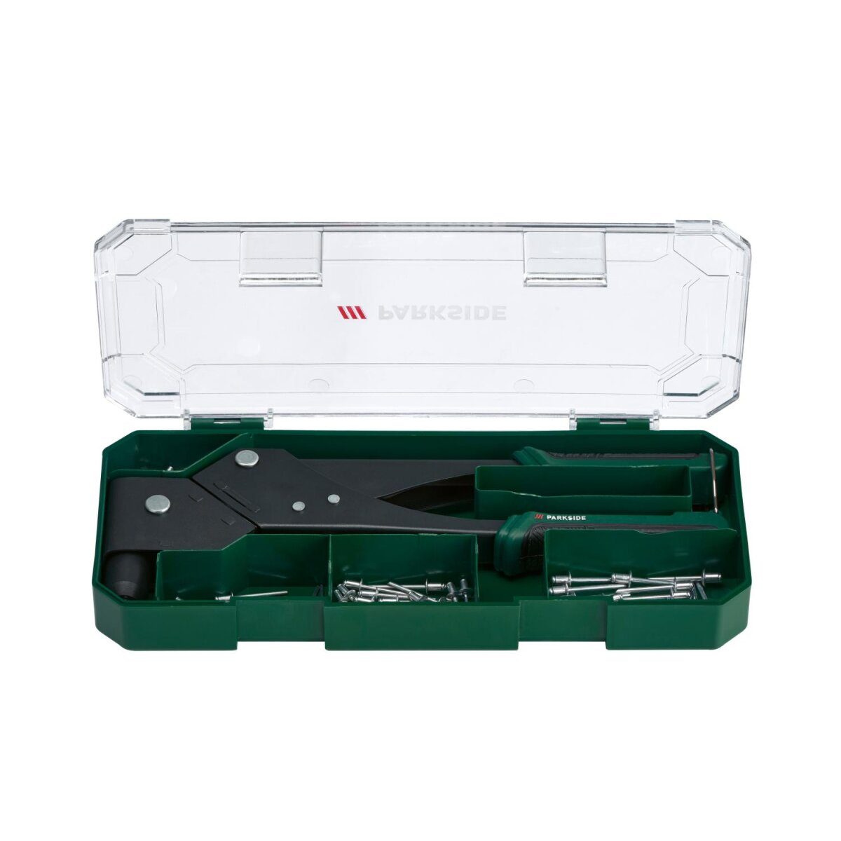 PARKSIDE® blind rivet pliers set, with 360° rotating rivet head