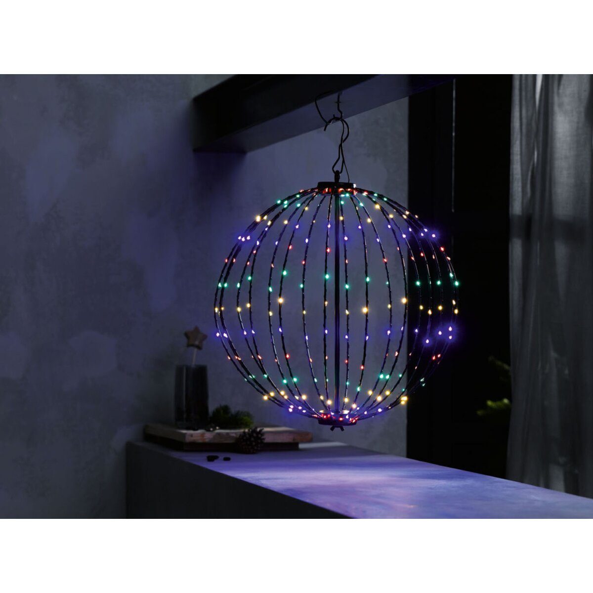 Kula świetlna LED LIVARNO home, Ø 38 cm (kolorowa) Inne