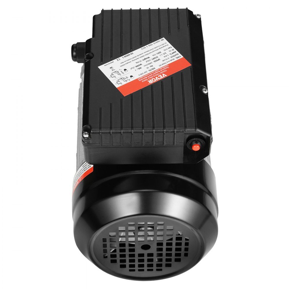 0,75 kW Elektromotor 1400 U/min AC 220 ~ 240 V 5,45 A 80 B3 Rahmen Luftkompressormotor einphasig 19 mm Keilwelle Rechts-/Linksdrehung für landwirtschaftliche Maschinen und allgemeine Geräte