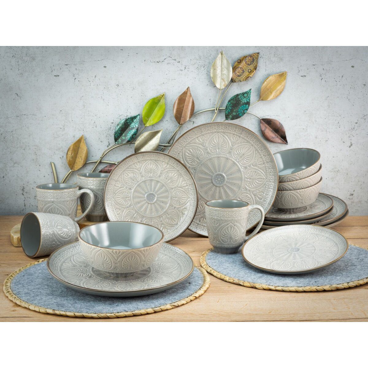 Creatable Zestaw naczyń stołowych Creatable Samarkanda, 16 elementów.