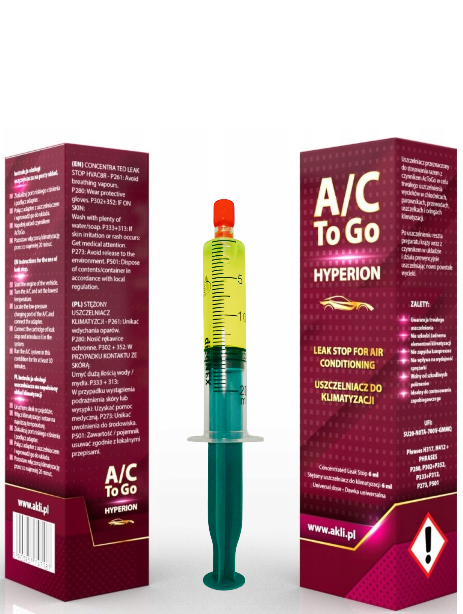 Klimaanlagen-Dichtstoff, UV-Farbstoff, Trockner R134a R1234yf 3in1 ACTOGO OHNE ADAPTER Klimaanlagen-Dichtstoff, UV-Farbstoff, Trockner R134a R1234yf 3in1 ACTOGO OHNE ADAPTER