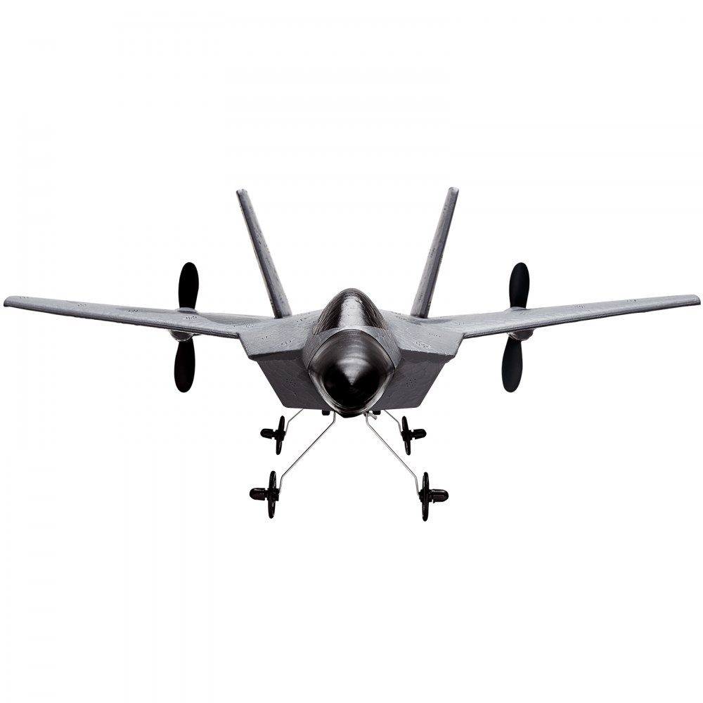 RC-Flugzeug, 2,4 GHz 2-Kanal-Fernsteuerungsflugzeug mit 6-Achsen-Gyro-Stabilisator, flugbereites Kampfflugzeugspielzeug mit 2 Batterien, einfach zu fliegendes RC-Segelflugzeug für Erwachsene, Kinder, Anfänger und Jungen