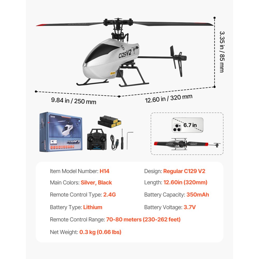 Hélicoptère RC, hélicoptère télécommandé 2,4 GHz avec gyroscope, avion RC 4 canaux pour débutants, temps de vol de 39 minutes, décollage/atterrissage à un bouton, jouet pour 8 ans et plus Hélicoptère RC, hélicoptère télécommandé 2,4 GHz avec gyroscope, avion RC 4 canaux pour débutants, temps de vol de 39 minutes, décollage/atterrissage à un bouton, jouet pour 8 ans et plus