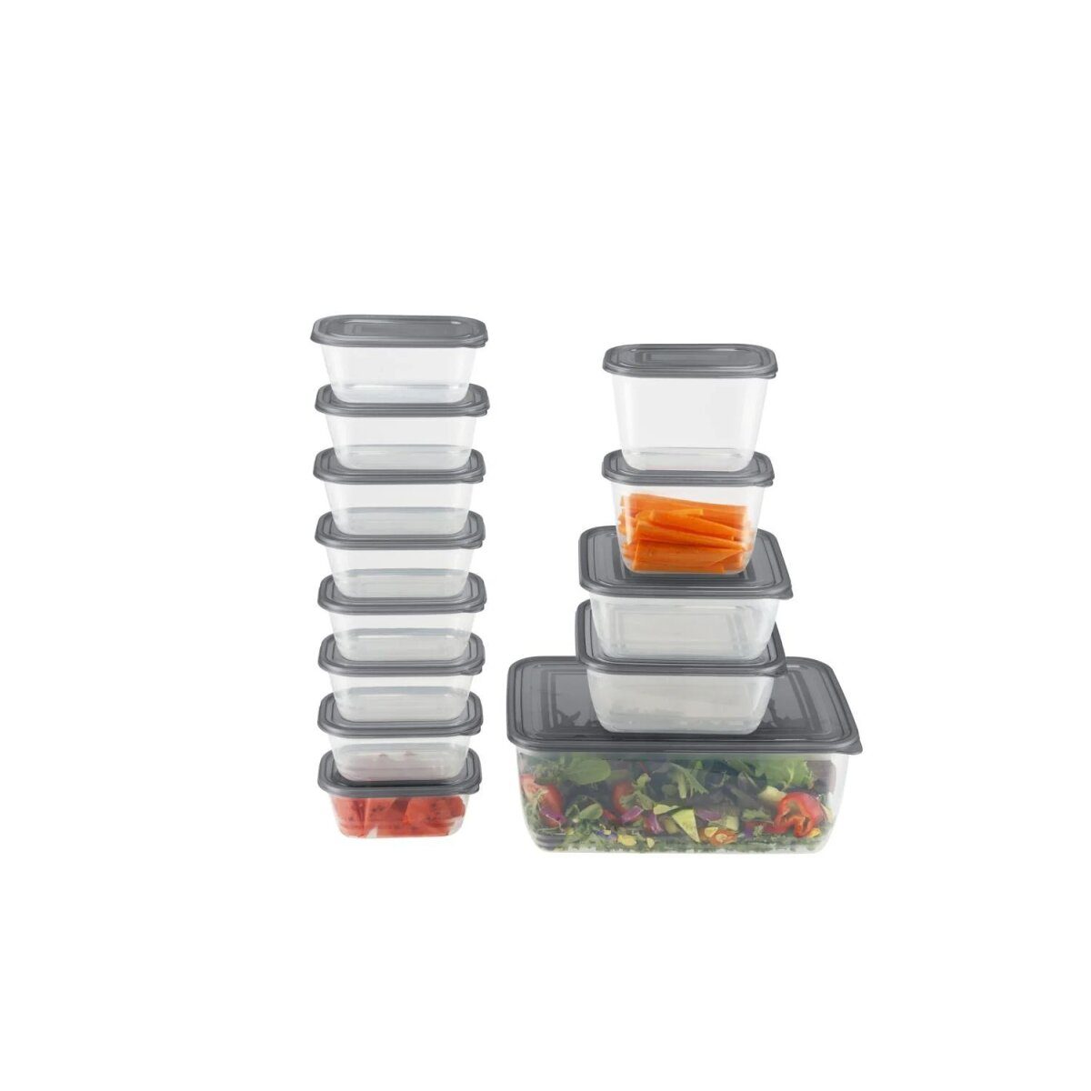 SILVERCREST® Frischhaltedosen-Set, 13-teilig (grau)